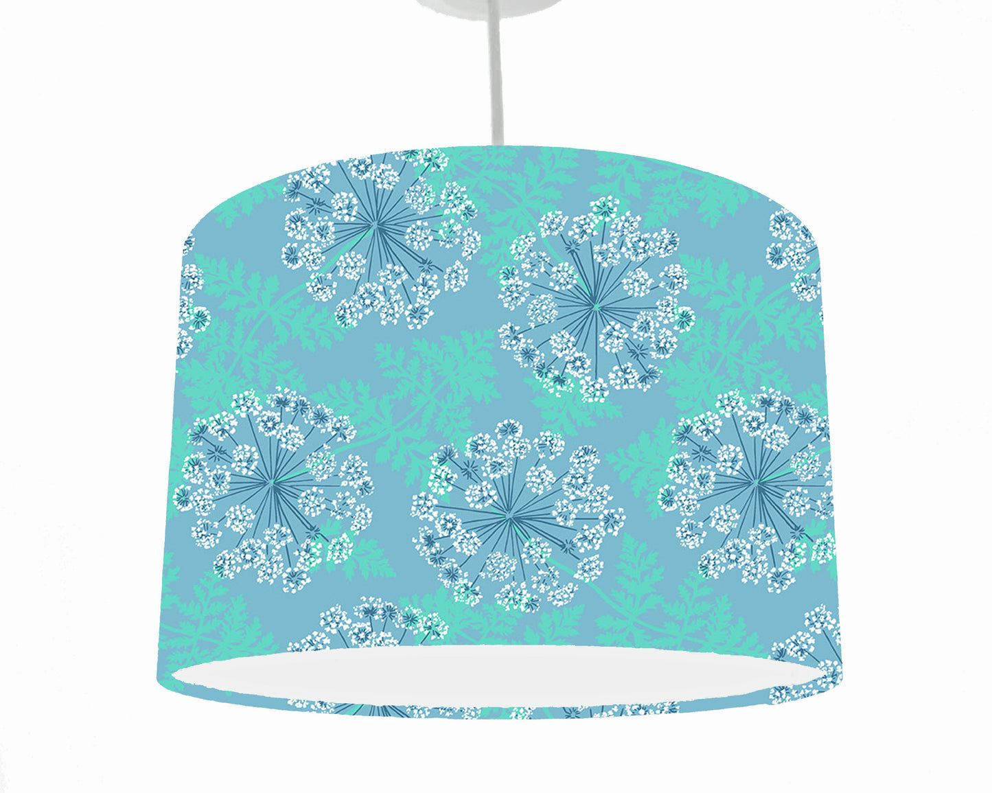 Blue Dandelion Clocks, Floral Themed Decor