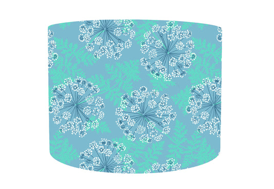 Blue Dandelion Clocks, Floral Themed Decor
