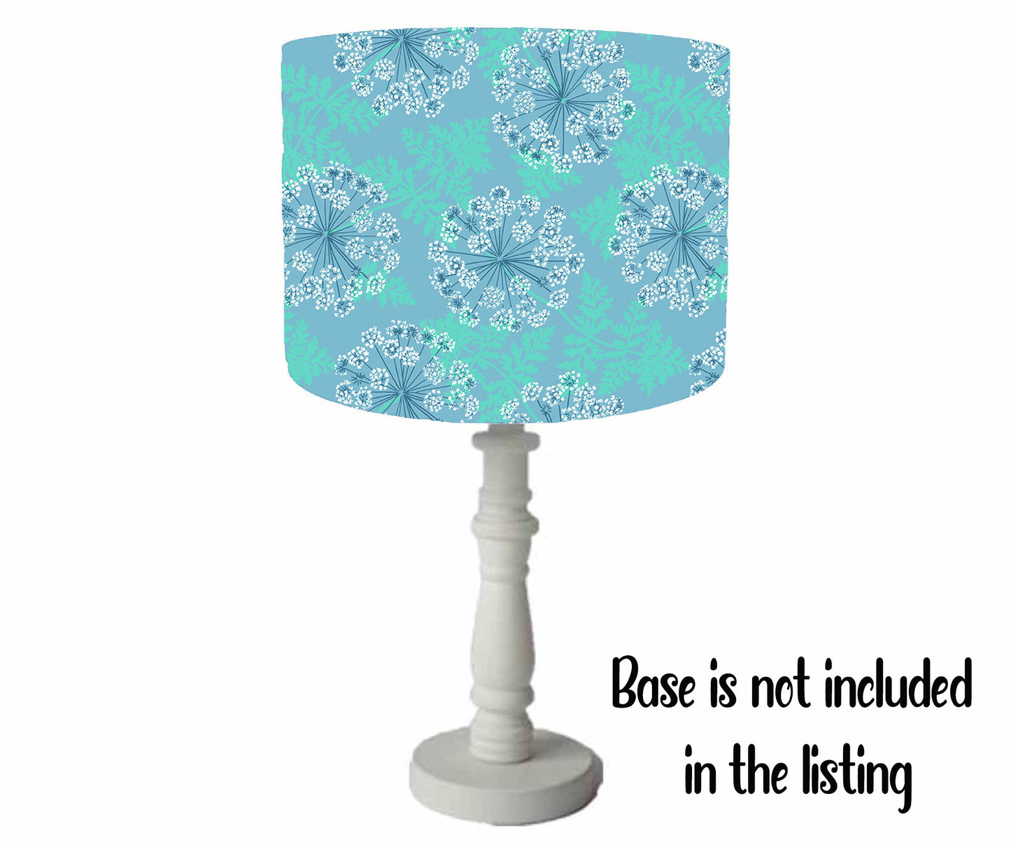 Blue Dandelion Clocks, Floral Themed Decor