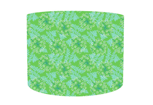 Green Dandelion Clocks, Floral Themed Decor