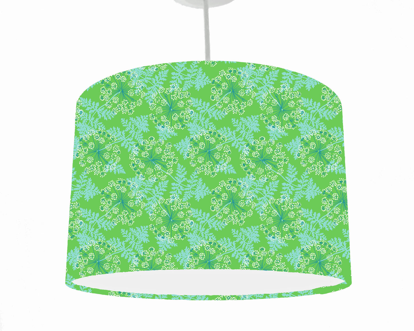 Green Dandelion Clocks, Floral Themed Decor
