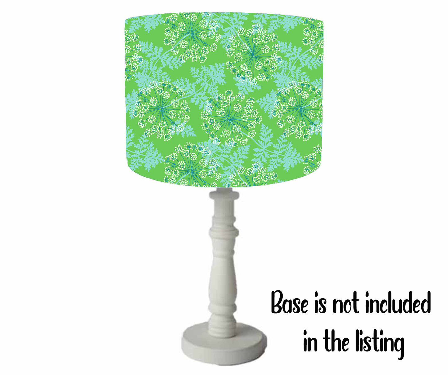 Green Dandelion Clocks, Floral Themed Decor