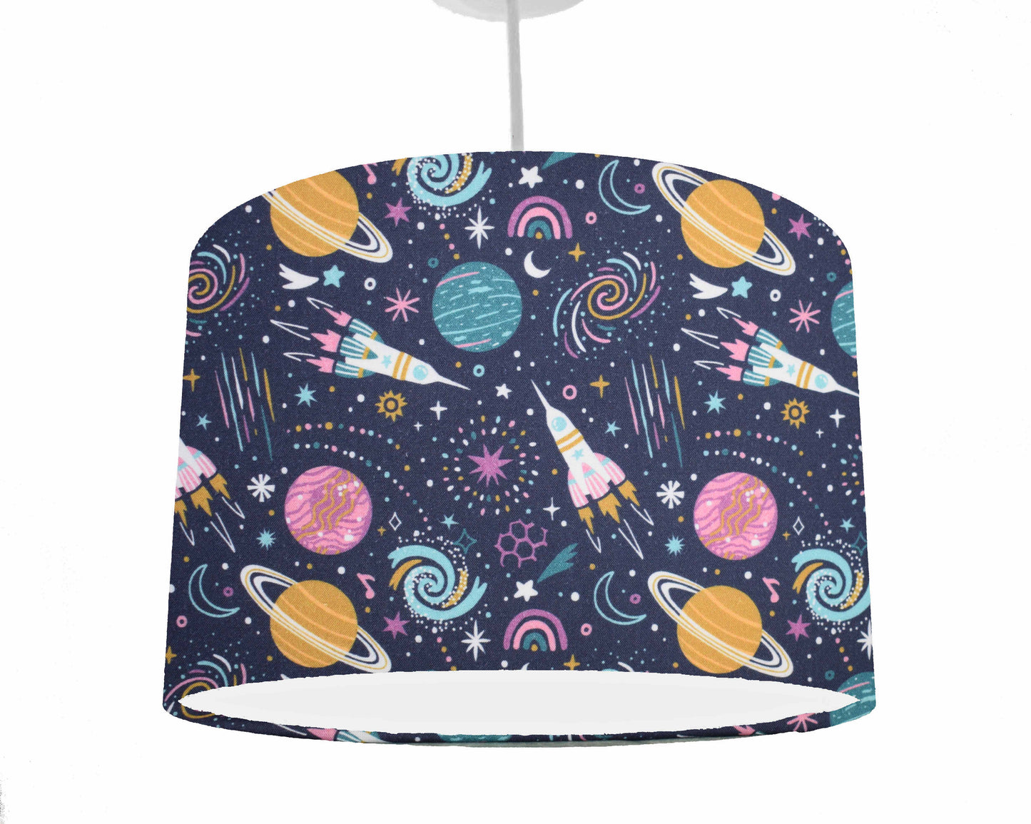 Galaxy And Rainbow Lampshade