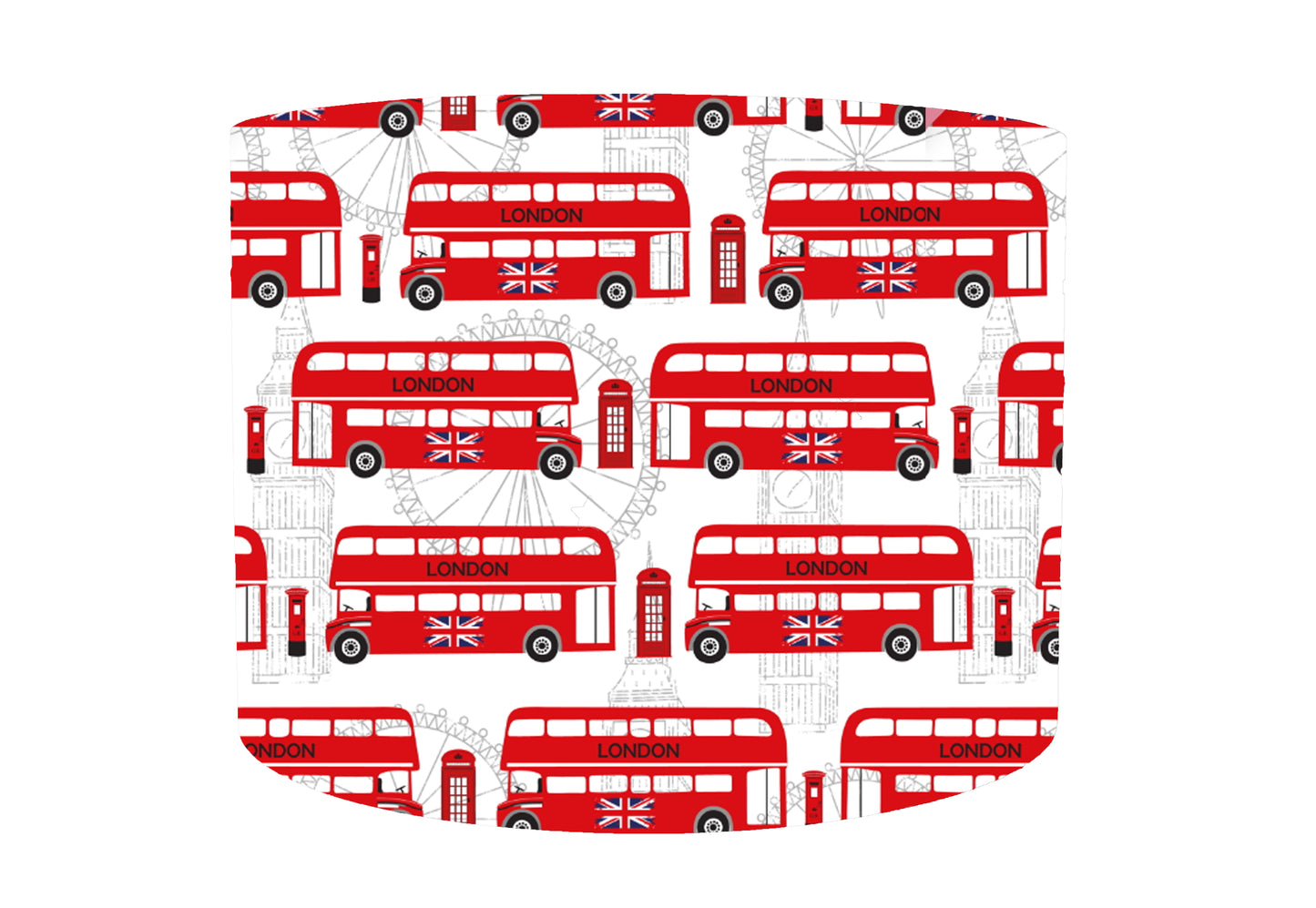 Double Decker Bus Lampshade, London Bus Decor