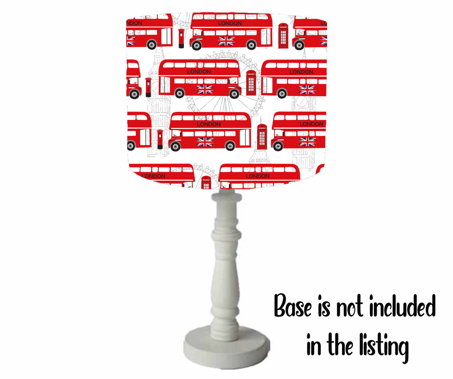 Double Decker Bus Lampshade, London Bus Decor
