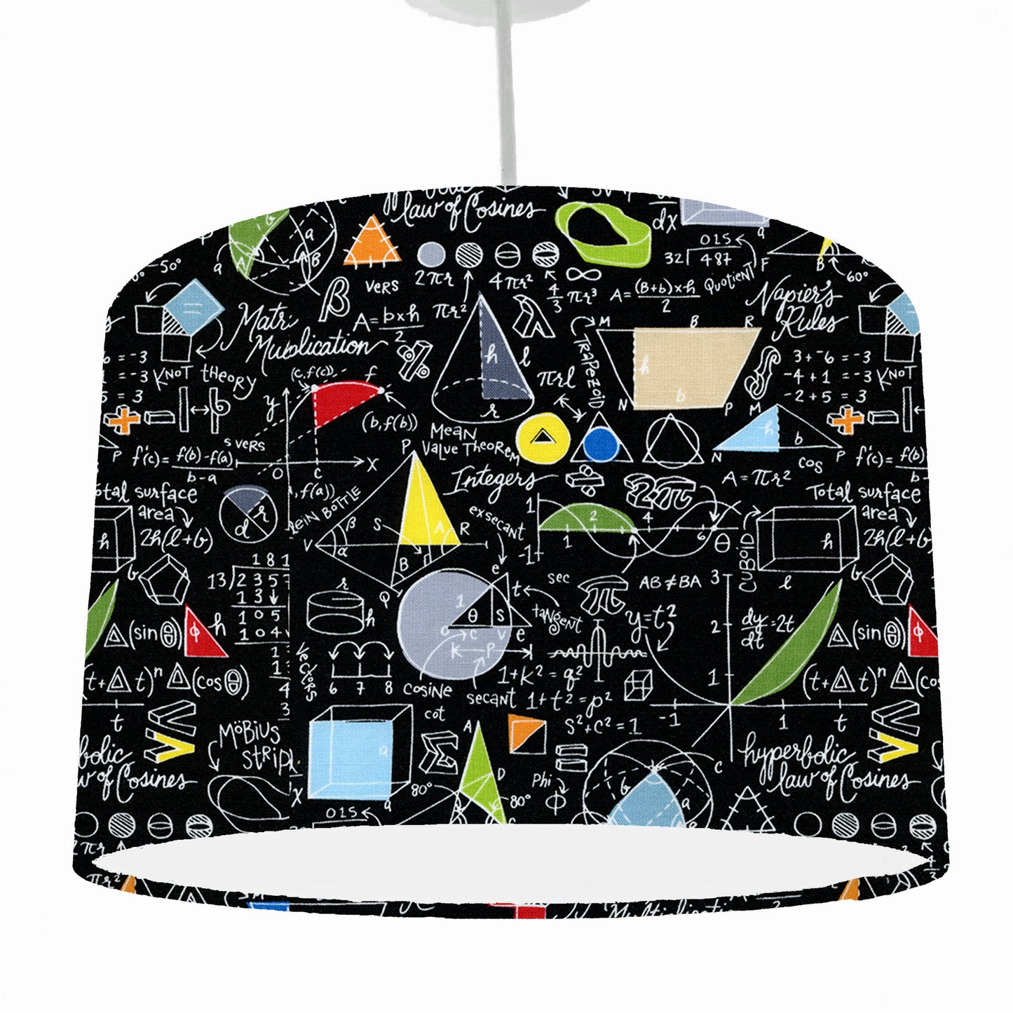 Maths Lampshade, Maths Teacher Gift, Maths Graduation Gift