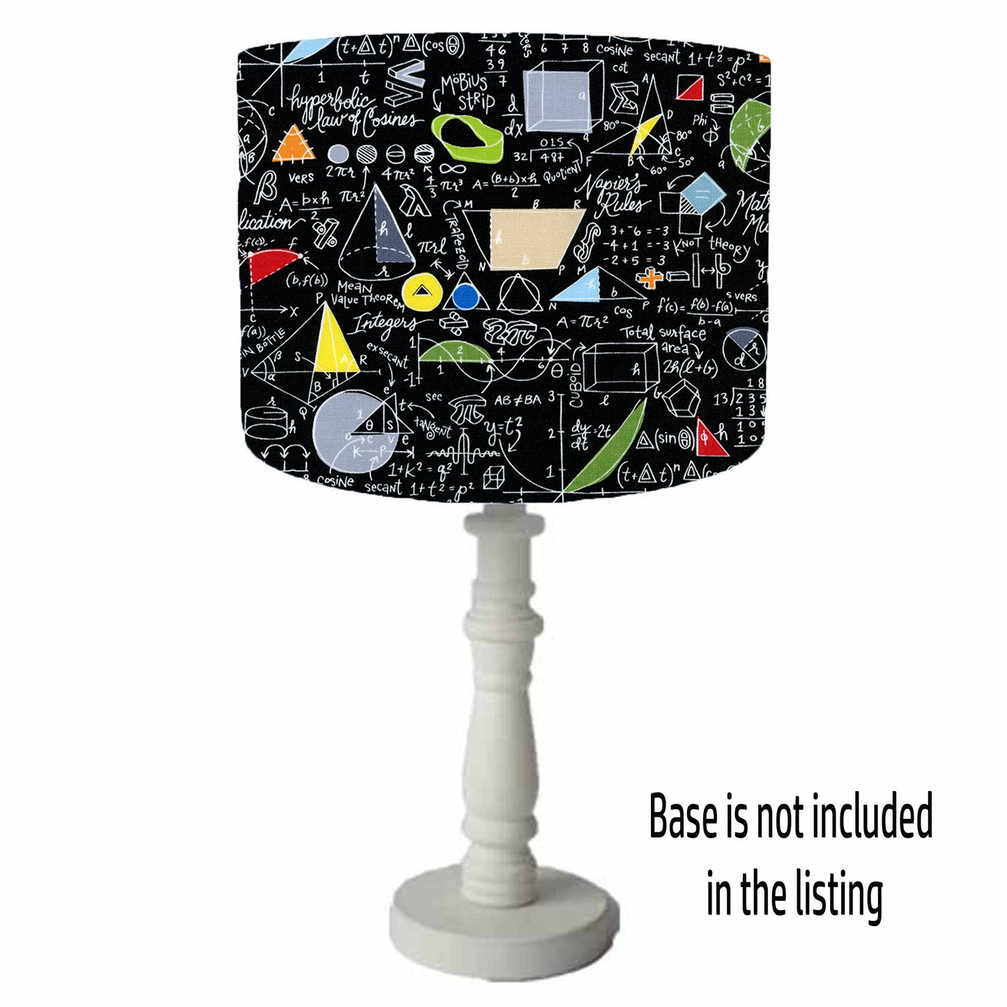 Maths Lampshade, Maths Teacher Gift, Maths Graduation Gift