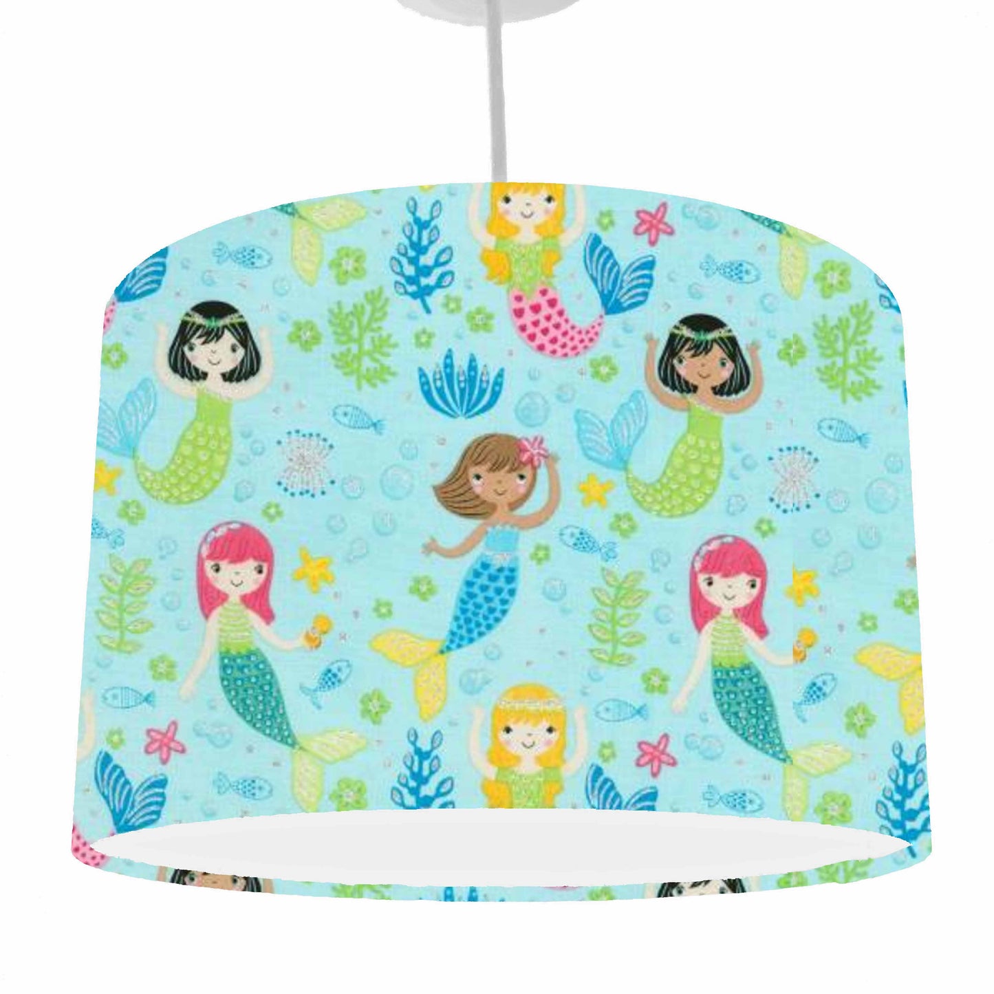 Blue Mermaid Lampshade