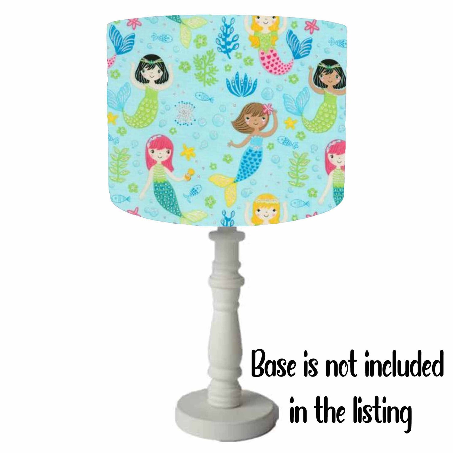 Blue Mermaid Lampshade