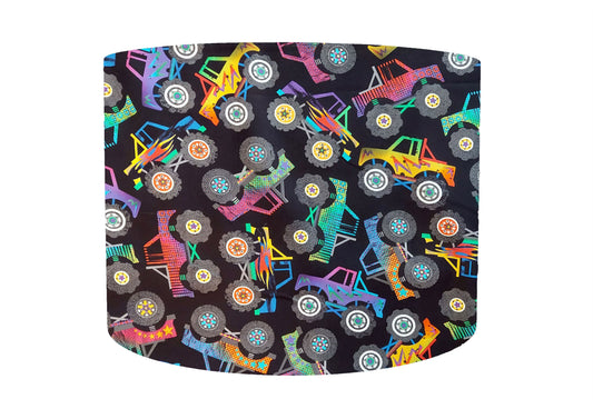Monster Truck Lampshade, Vehicle Themed Bedroom