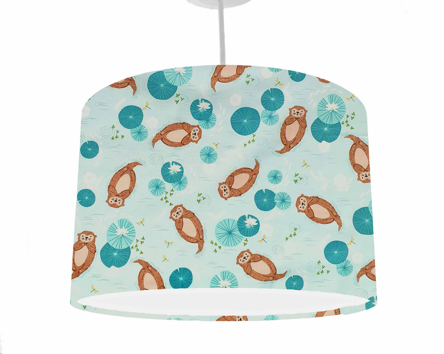 Cute Otter Lampshade, Otter Nursery Decor