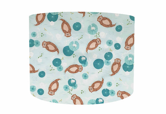 Cute Otter Lampshade, Otter Nursery Decor