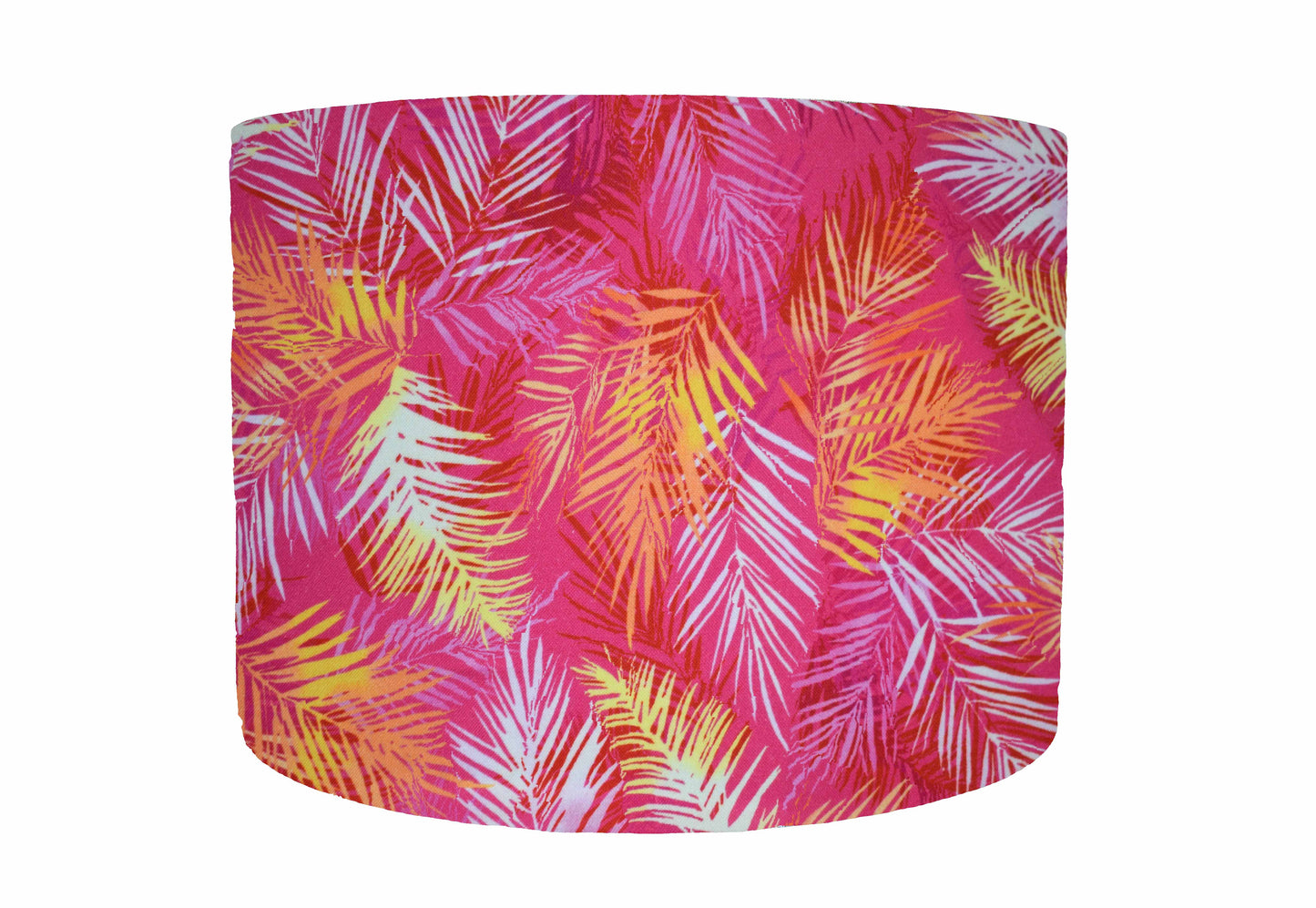 Pink Fern Lampshade, Bold Nature Home Decor