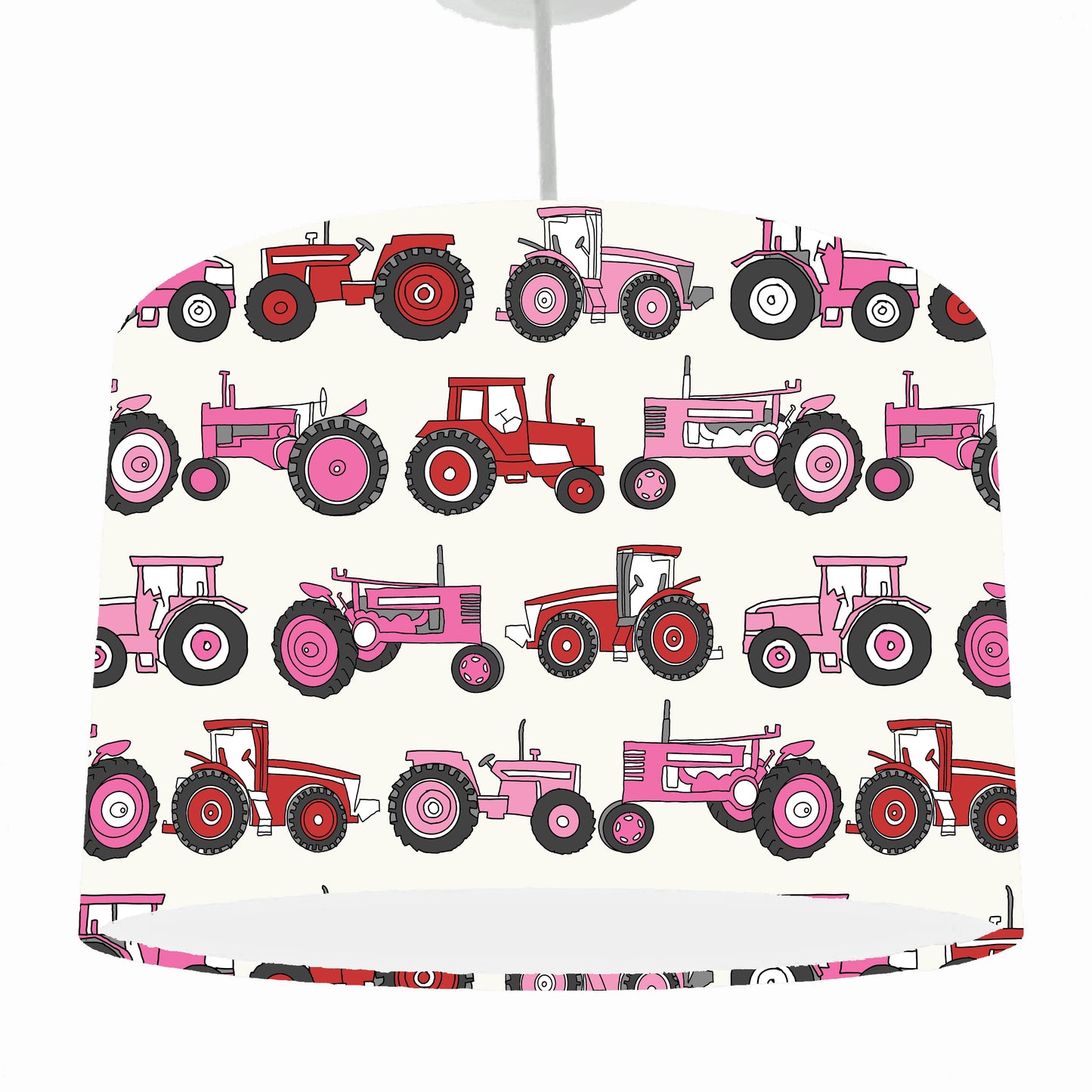 girl tractor ceiling light shade, view hanging from a ceiling light fixture