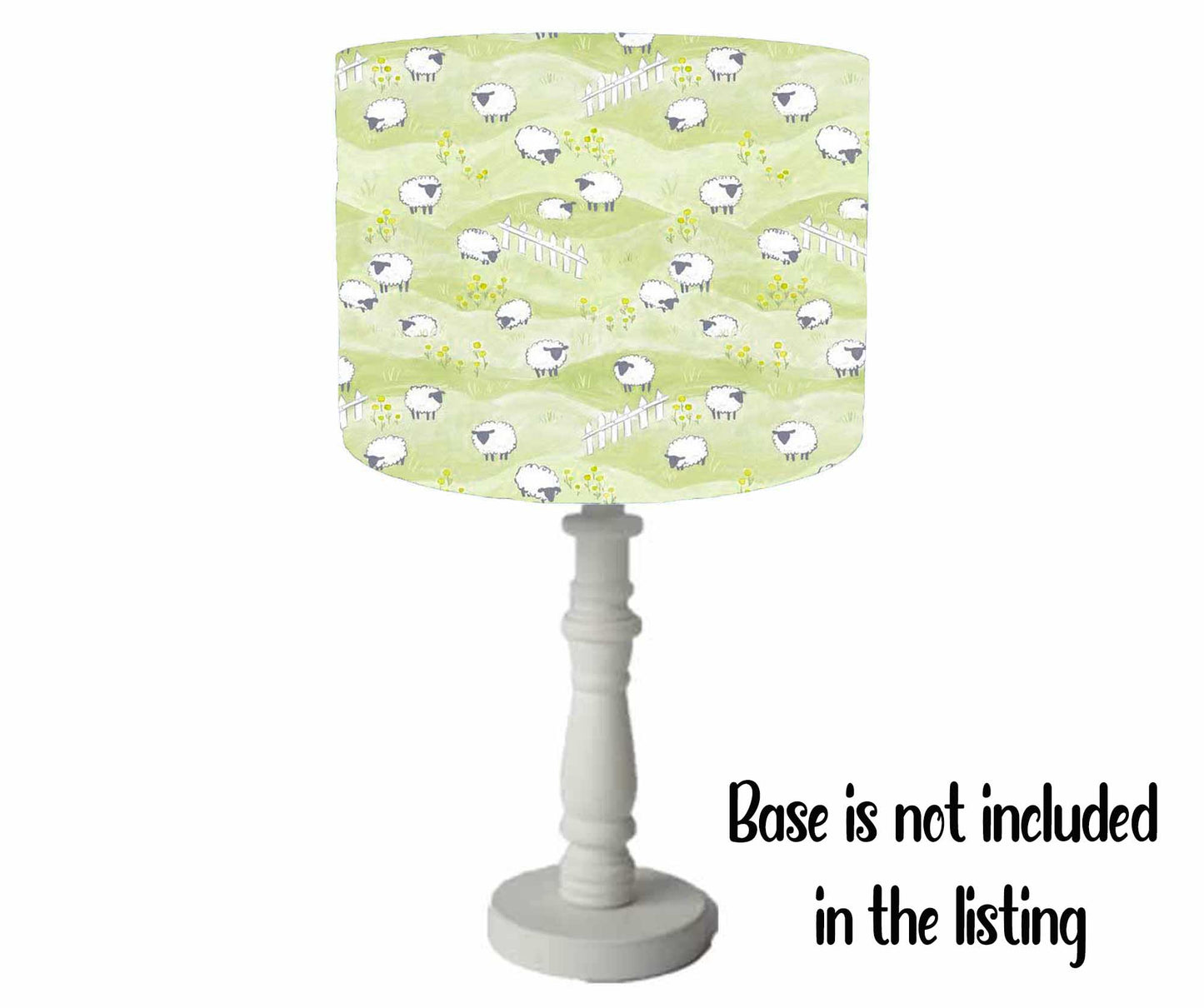 Sheep Lampshade, Farm Themed Nursery,