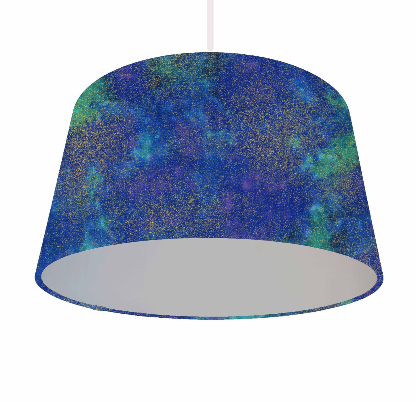 Northern Lights Lampshade, Aurora Borealis Home Decor, Metallic Lining