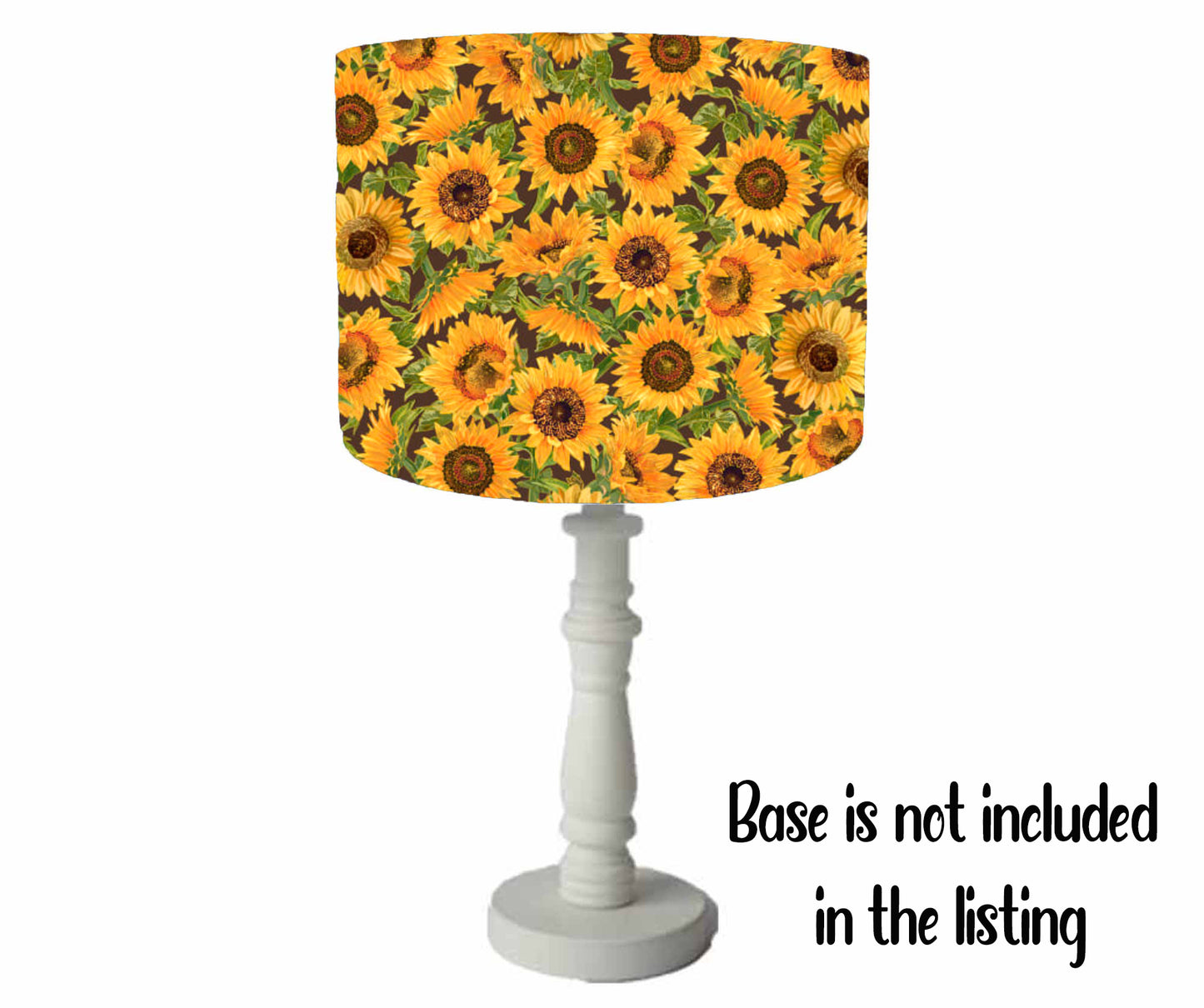 Sunflower Lampshade, Floral Home Decor