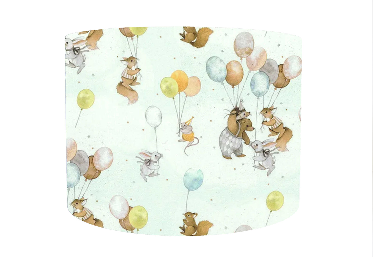 Woodland Animals And Ballooons Light Shade For Nursery Forest Decor