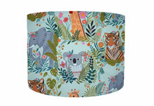 Load image into Gallery viewer, mint green animal lampshade
