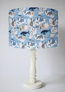 Artic themed nursery table lampshade