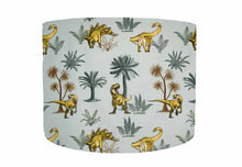 Load image into Gallery viewer, Green Dinosaur Kids Lampshade
