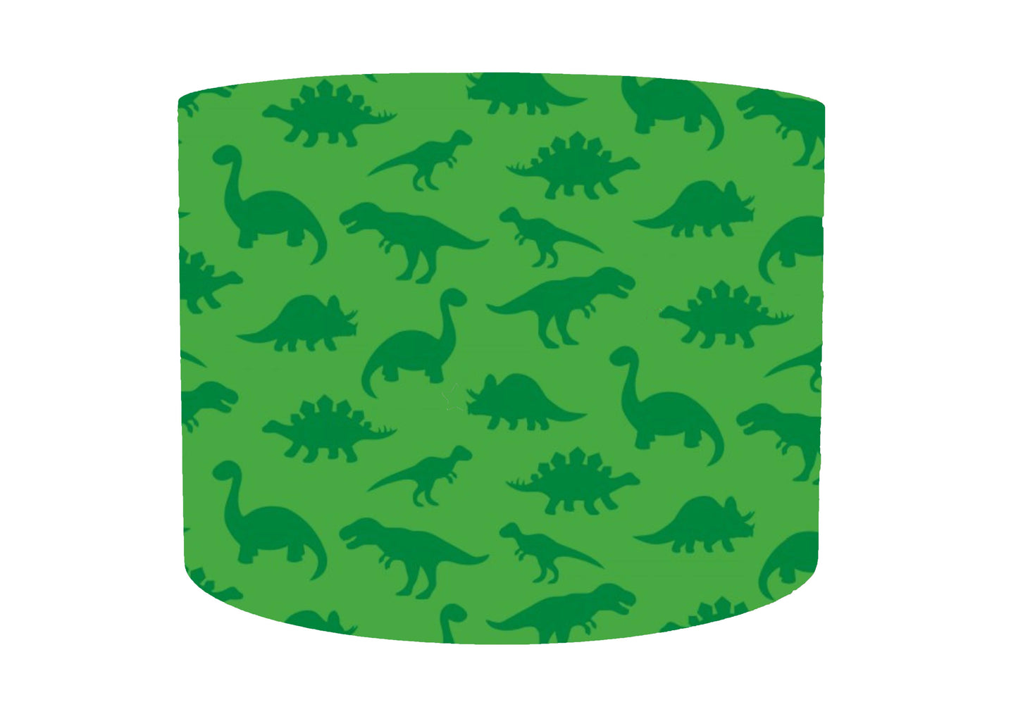 green dinosaur drum lampshade