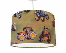 Load image into Gallery viewer, tractor themed nursery ceiling pendant light
