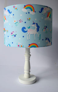 unicorn girl table lamp shade