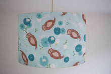 Load image into Gallery viewer, blue otter lampshade ceiling pendant light kids
