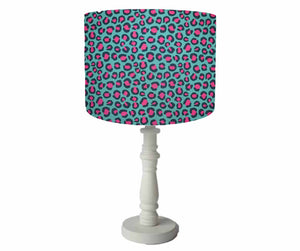 bright leopard print table lamp shade