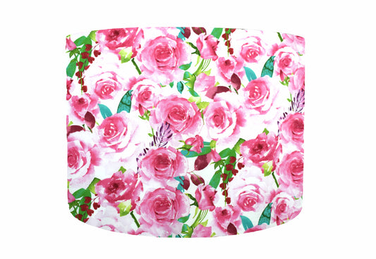 Pink Rose Lampshade