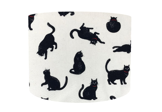 Black Cat Lampshade, Cat Lover Home Gift