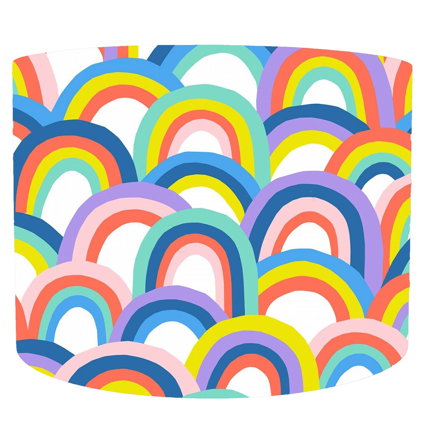 Pastel Rainbow Lampshade, Bold Rainbow Decor