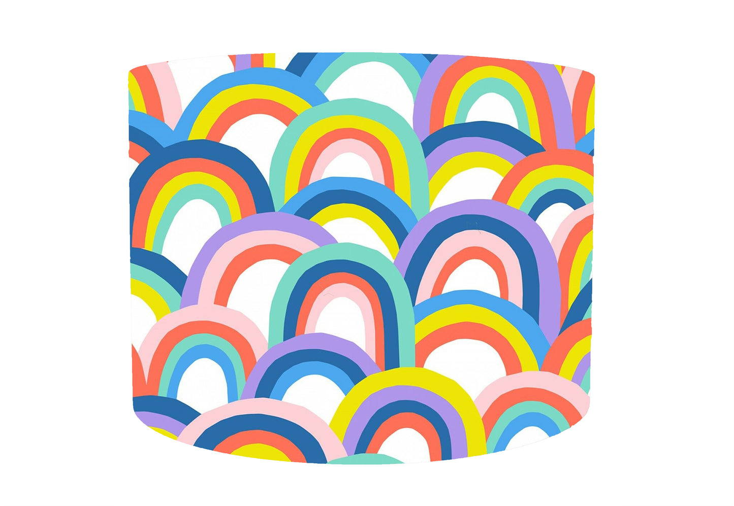 Pastel Rainbow Lampshade, Bold Rainbow Decor