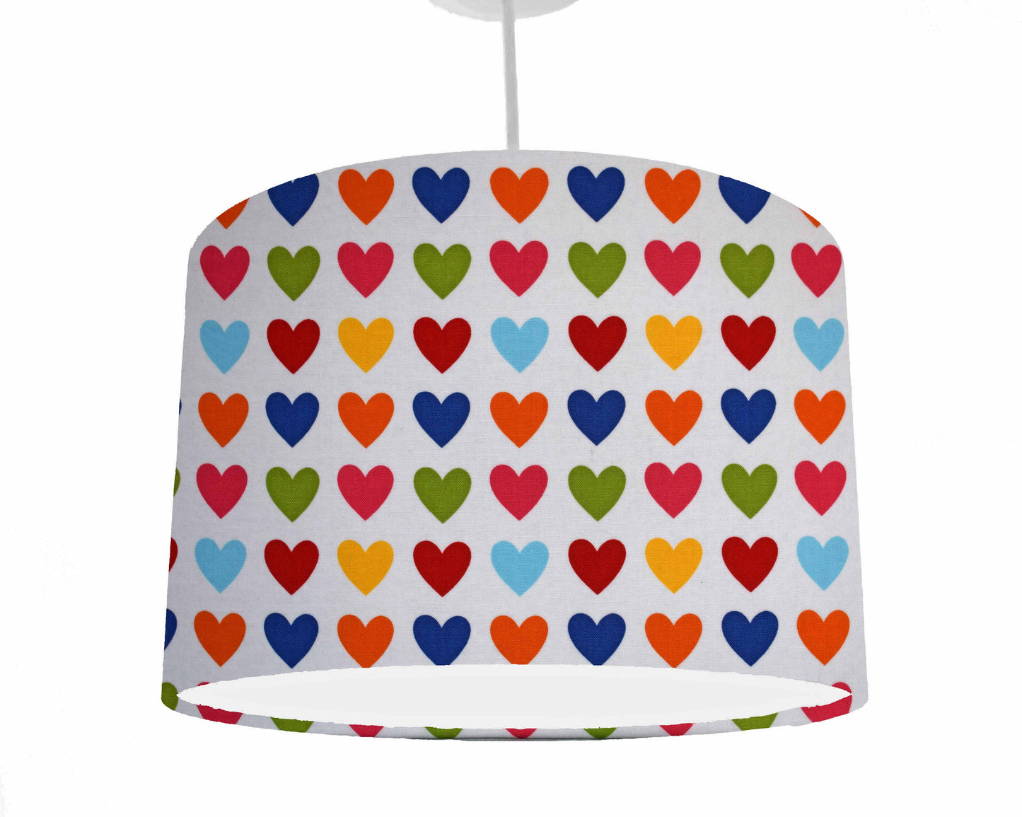 Heart Lampshade, Colourful Hearts