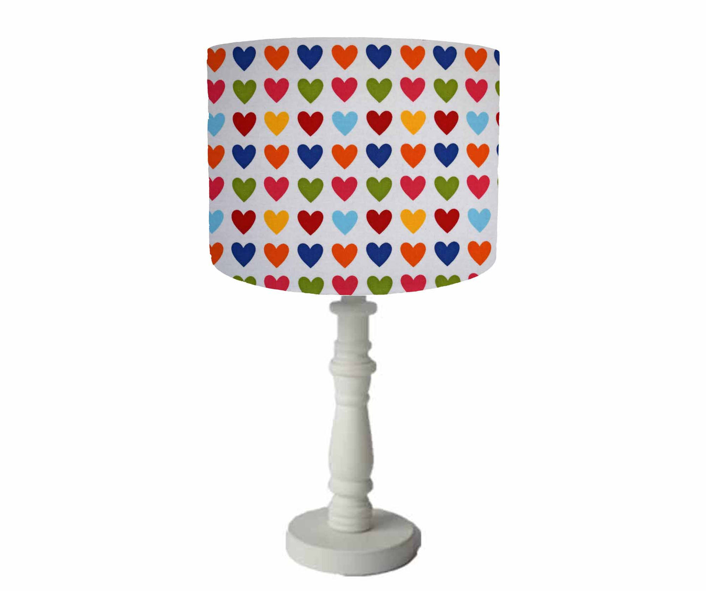 Heart Lampshade, Colourful Hearts