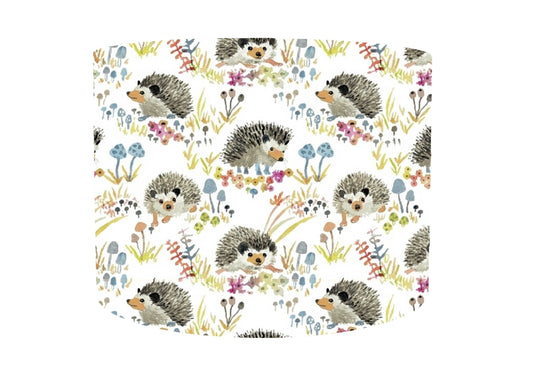 Hedgehog Lampshade, Enchanted Forest Nursery Decor