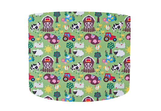 Farm Scene Lampshade, Farm Animals Lampshade