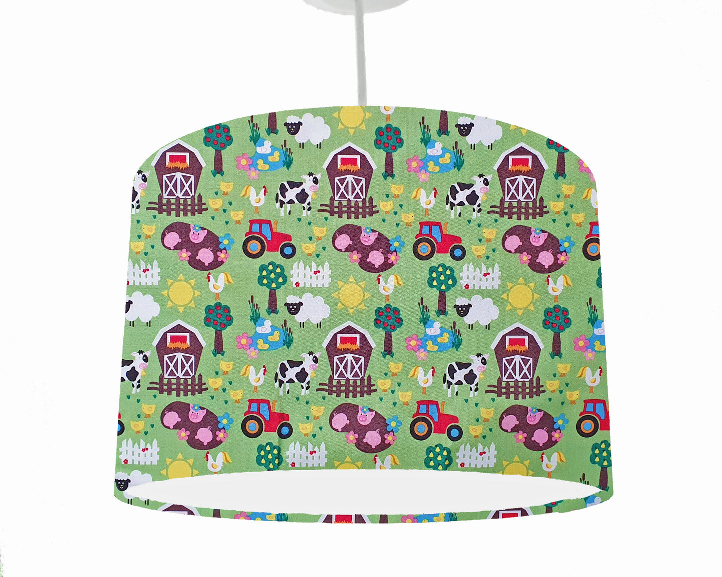 Farm Scene Lampshade, Farm Animals Lampshade