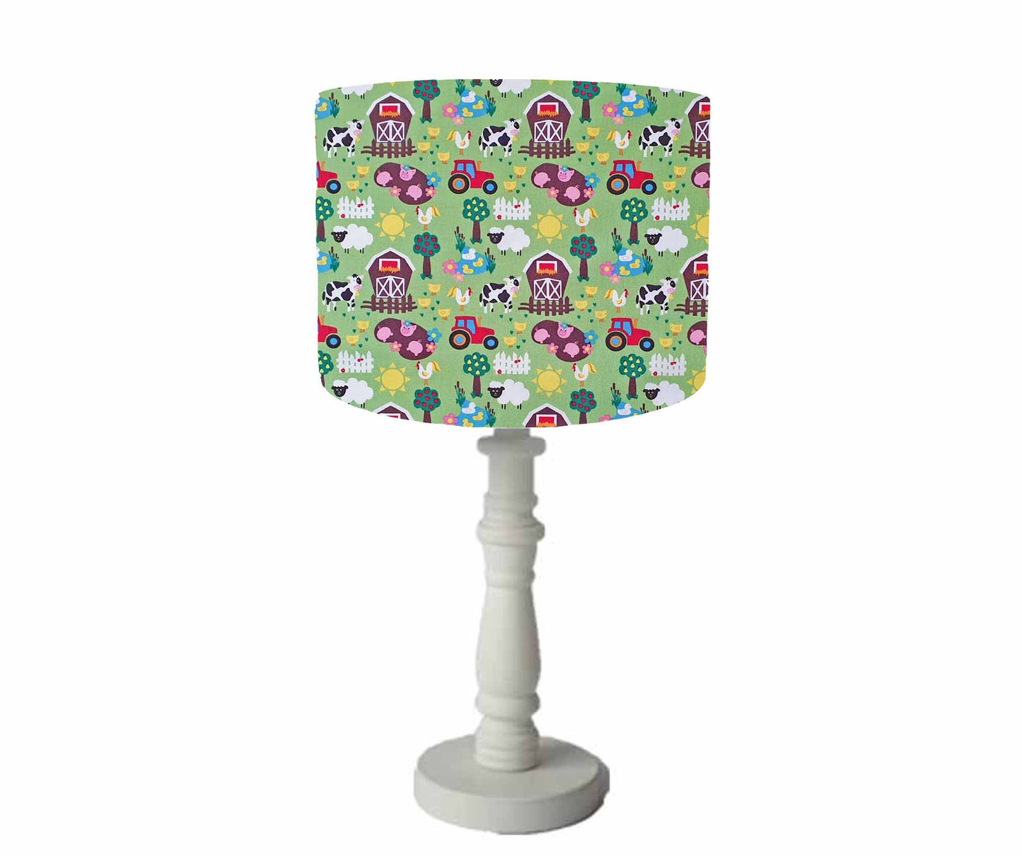 Farm Scene Lampshade, Farm Animals Lampshade