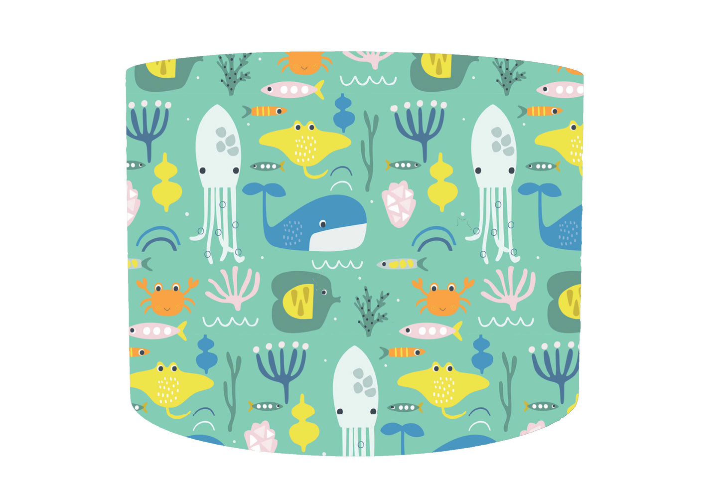 Under The Sea Lampshade, Ocean Themed Nursery, Habitat Range