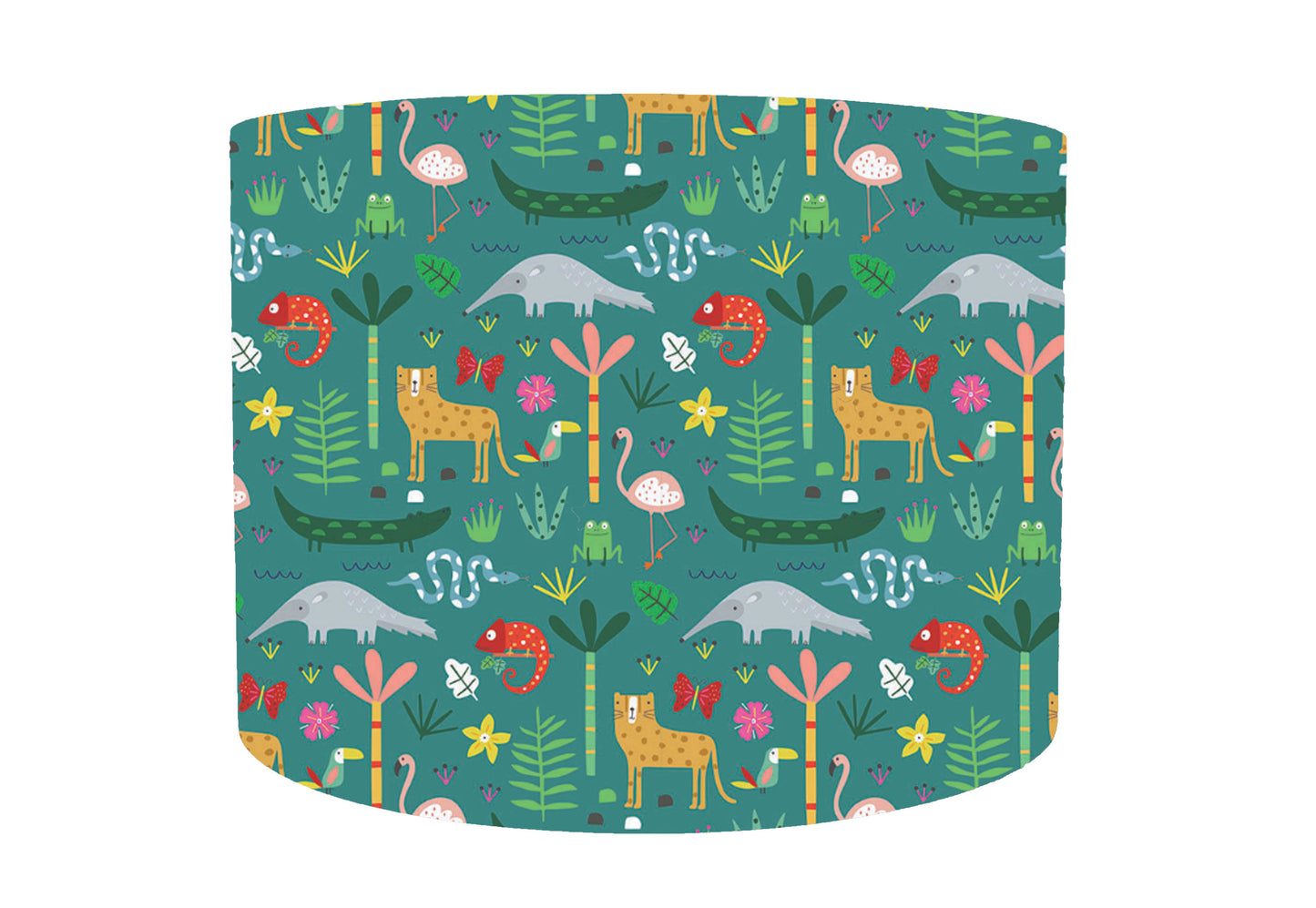 Rainforest Animal Lampshade, Habitat Range