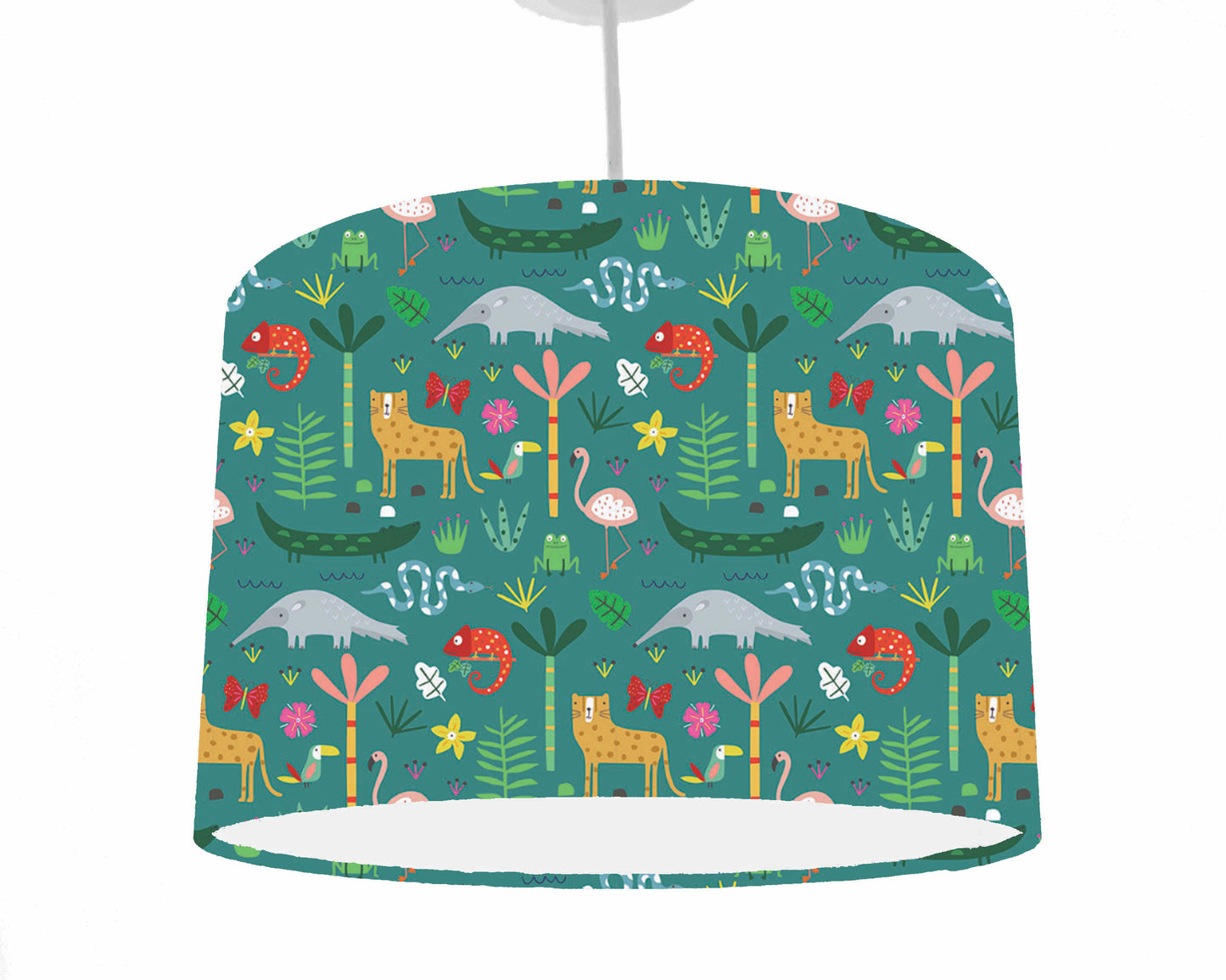 Rainforest Animal Lampshade, Habitat Range