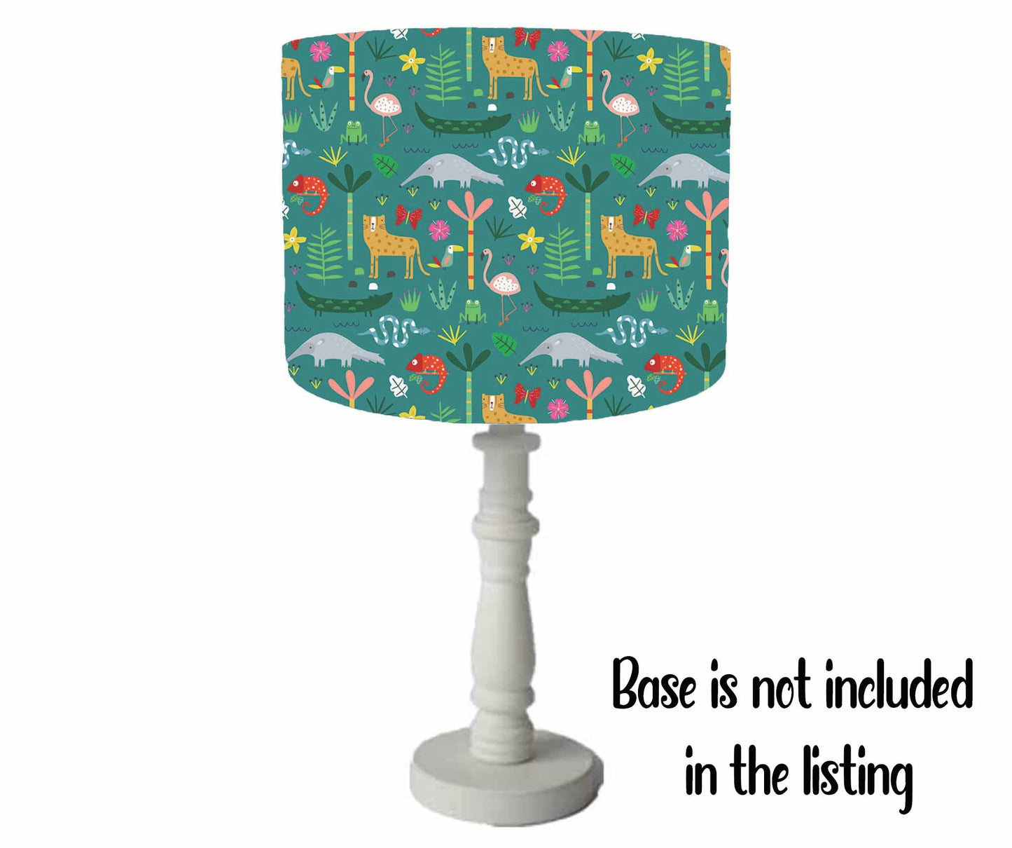 Rainforest Animal Lampshade, Habitat Range