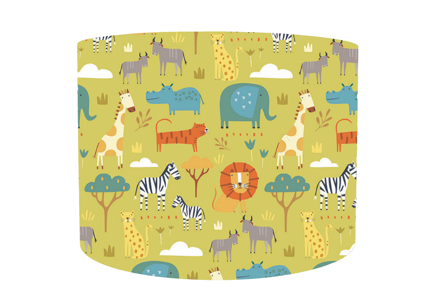 Safari Animal Lampshade, Habitat Range