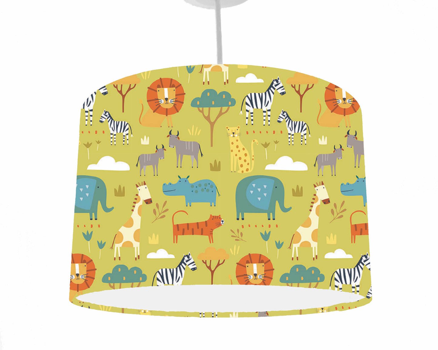 Safari Animal Lampshade, Habitat Range