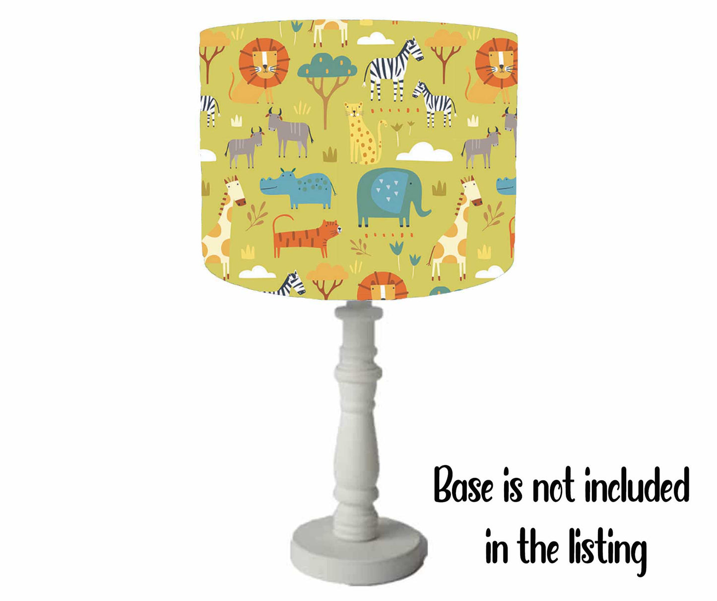 Safari Animal Lampshade, Habitat Range