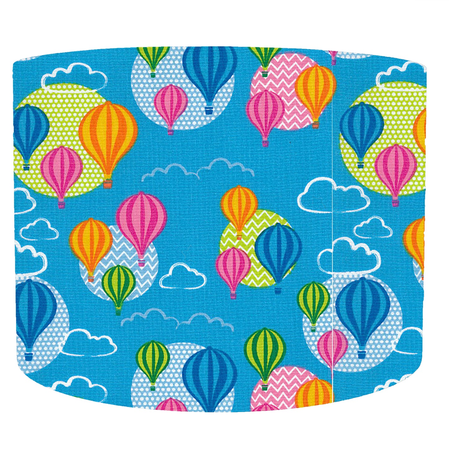 Blue Hot Air Balloon Lampshade, Fun Lampshade For Playroom