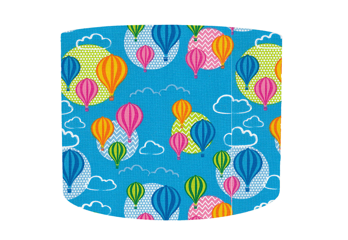 Blue Hot Air Balloon Lampshade, Fun Lampshade For Playroom