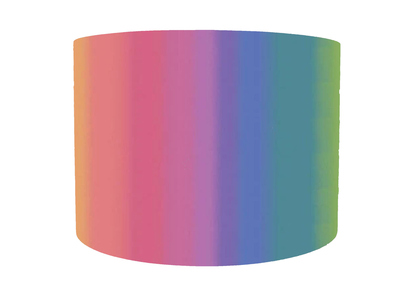 Pastel Rainbow Ombre Lampshade, Girl Room Decor